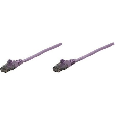Intellinet Network Solutions 0.5 Ft Purple Cat6 Snagless Patch Cable 392990